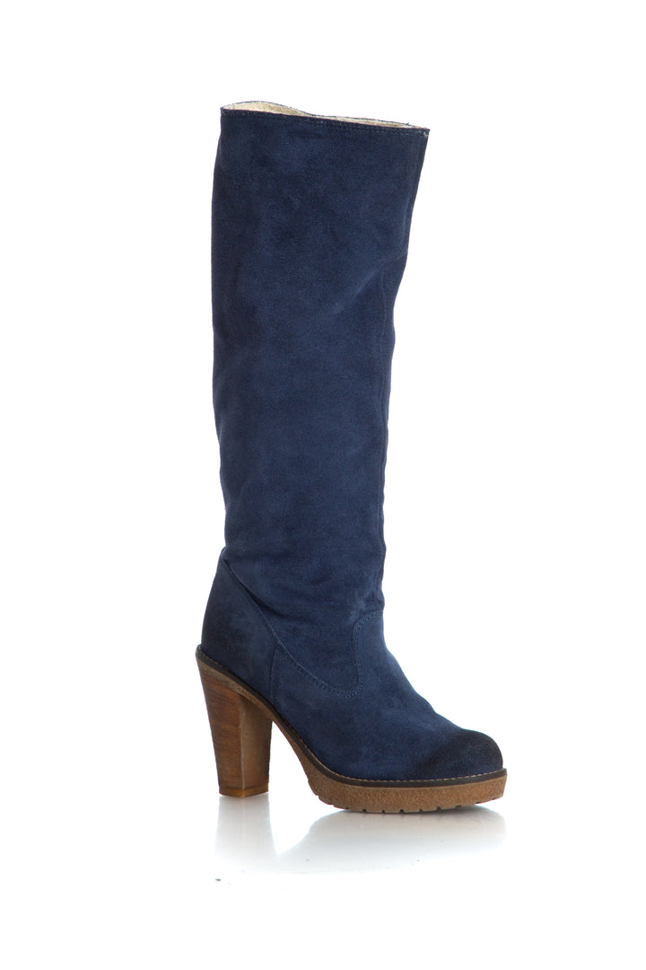 Zapato branchini azul, vista lateral – ClosetRehab