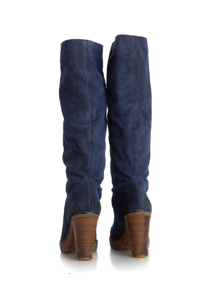 Zapato branchini azul, detalle – ClosetRehab