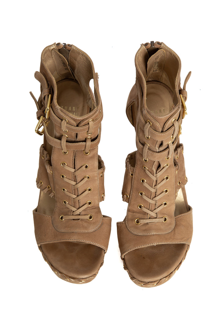 Zapato Stuart Weitzman café, detalle 7 – ClosetRehab