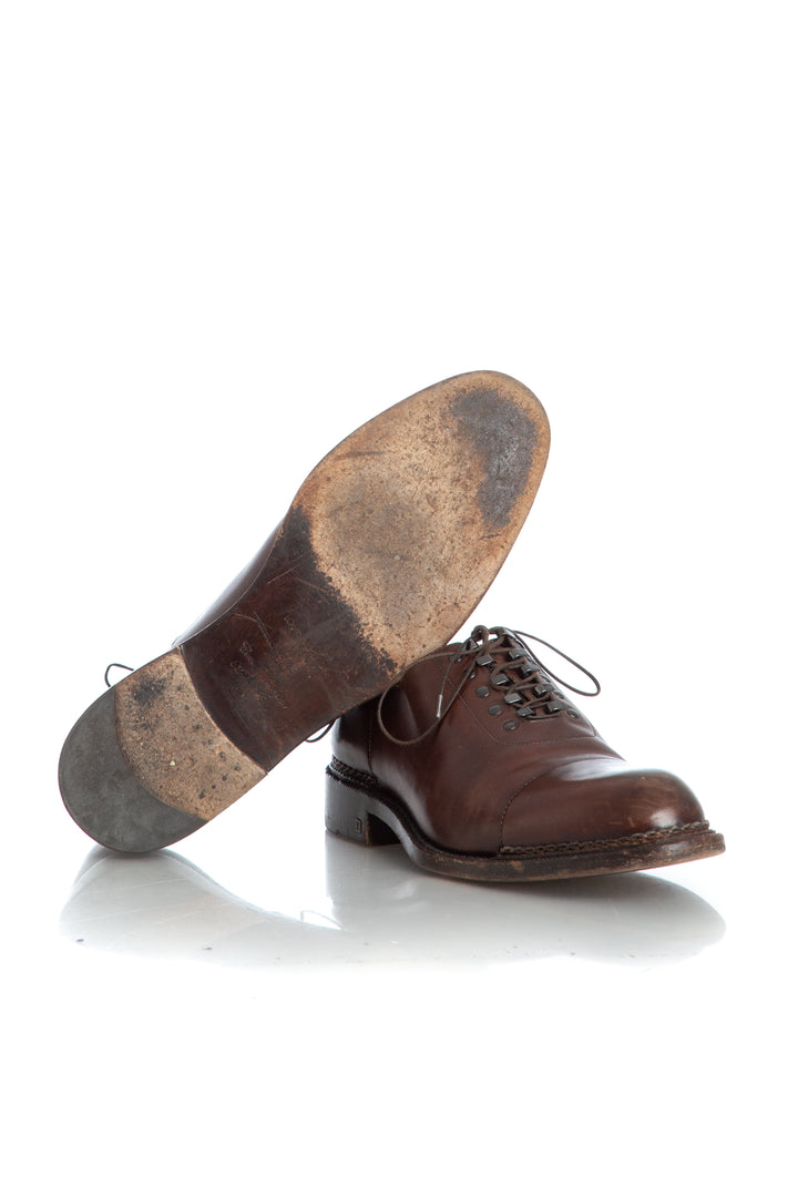 Zapato Louis Vuitton café, detalle 8 – ClosetRehab