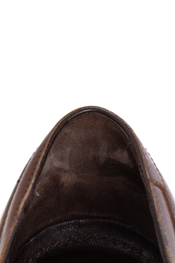 Zapato Louis Vuitton café, detalle 14 – ClosetRehab