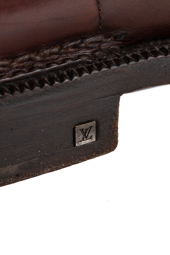 Zapato Louis Vuitton café, detalle 17 – ClosetRehab