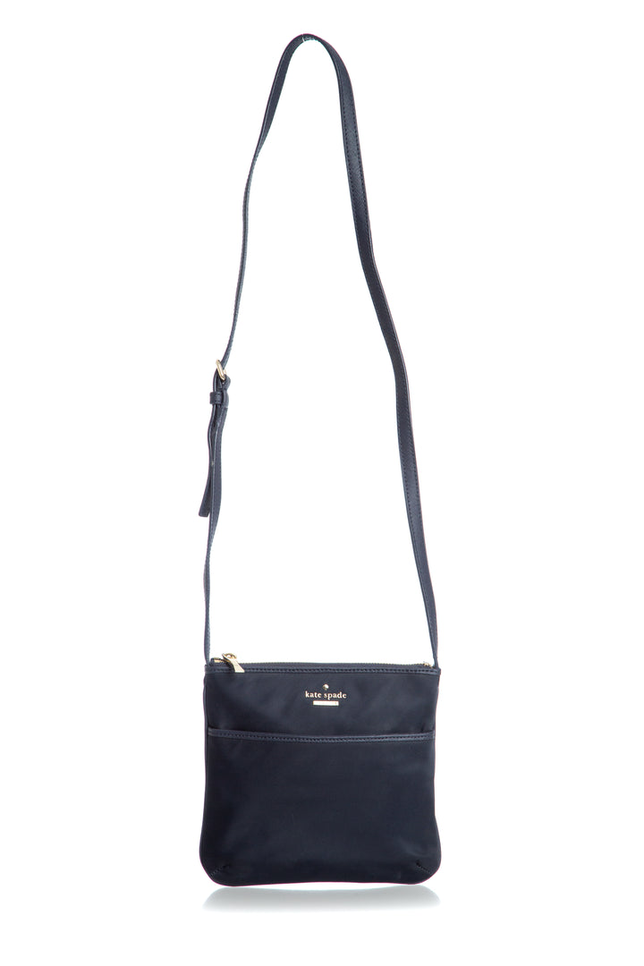 Bolsa Kate Spade negro, vista frontal – ClosetRehab