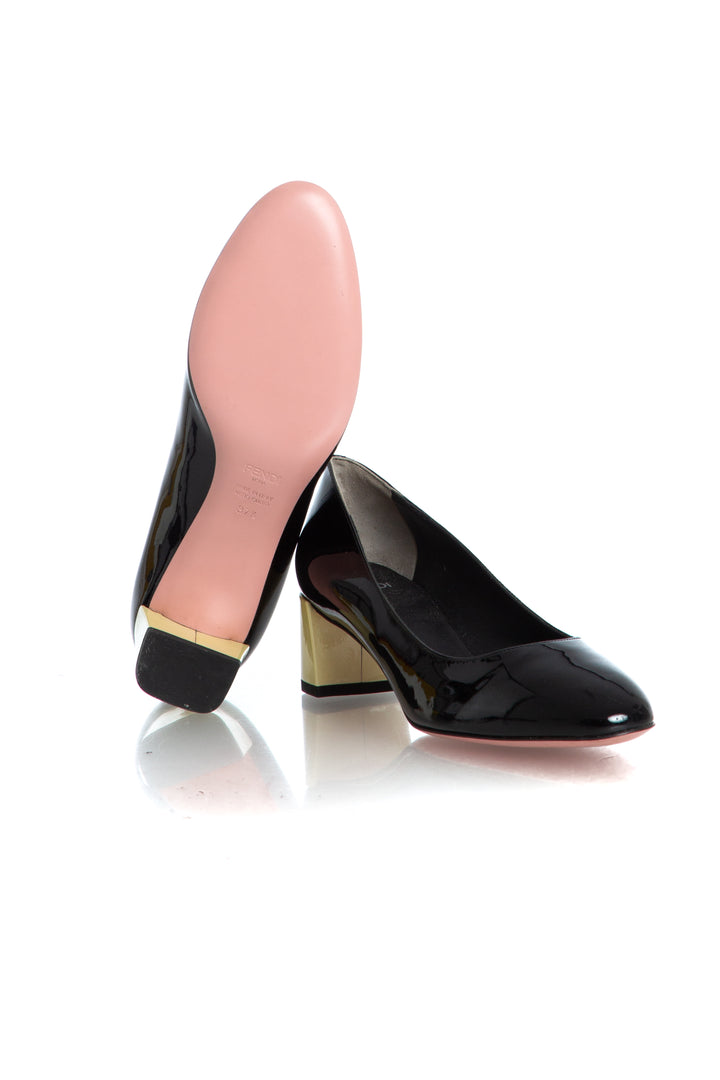 Zapato Fendi negro, detalle 8 – ClosetRehab