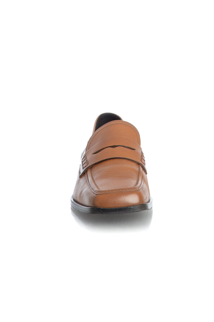 Zapato Massimo Dutti café, vista posterior – ClosetRehab