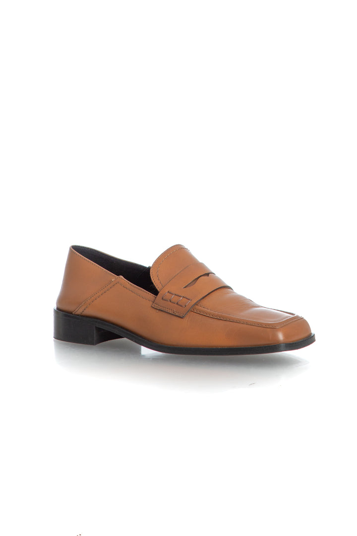 Zapato Massimo Dutti café, vista lateral – ClosetRehab