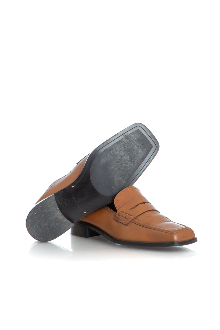 Zapato Massimo Dutti café, detalle 7 – ClosetRehab