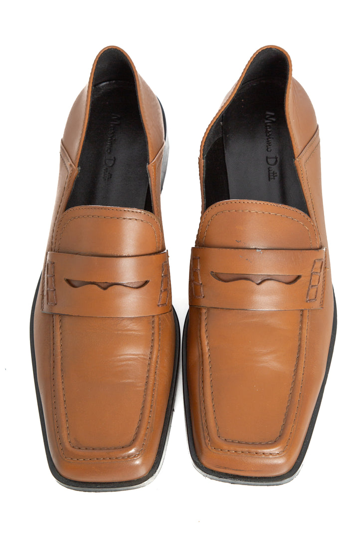 Zapato Massimo Dutti café, detalle 8 – ClosetRehab