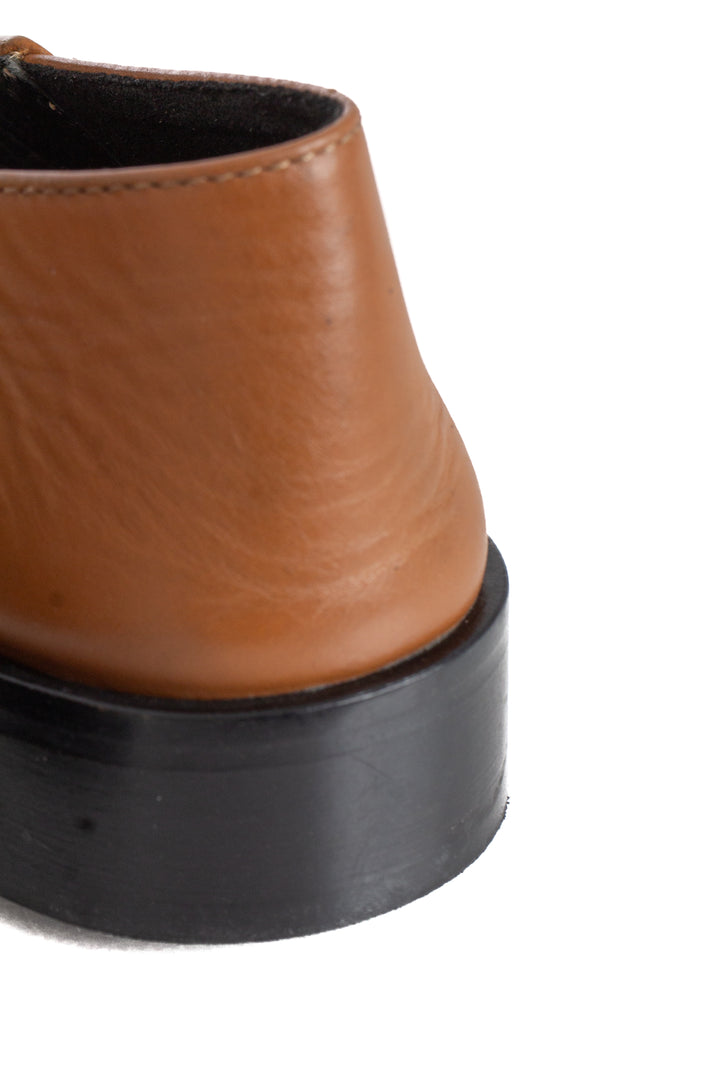 Zapato Massimo Dutti café, detalle 12 – ClosetRehab