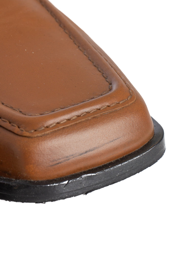 Zapato Massimo Dutti café, detalle 13 – ClosetRehab