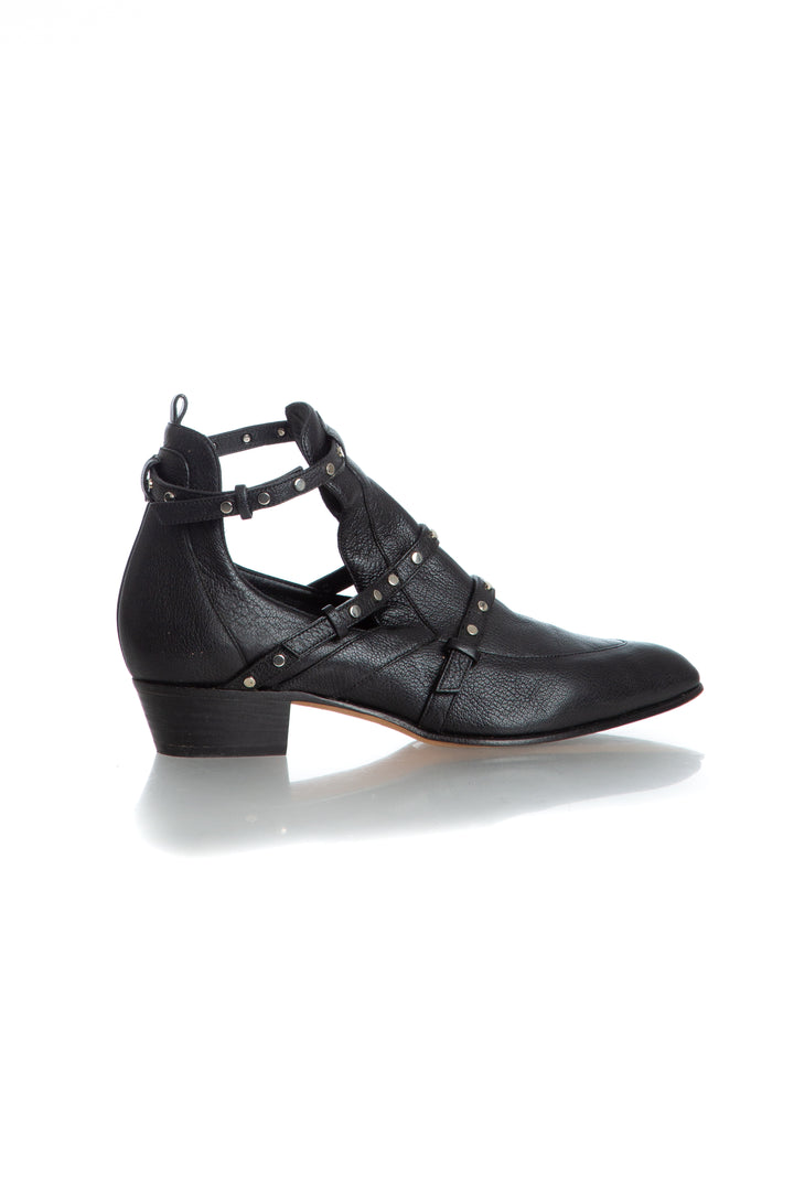 Zapato Jimmy Choo negro, vista frontal – ClosetRehab