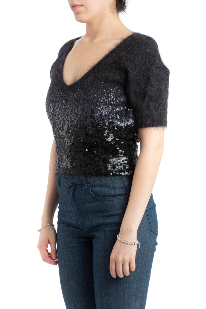 Blusa Louis Vuitton, vista posterior – ClosetRehab