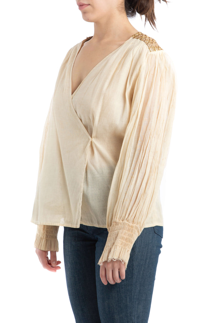 Blusa Oscar de la Renta, vista posterior – ClosetRehab