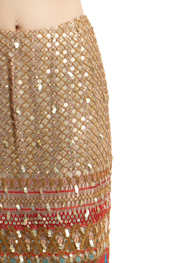 Falda Oscar de la Renta, detalle – ClosetRehab