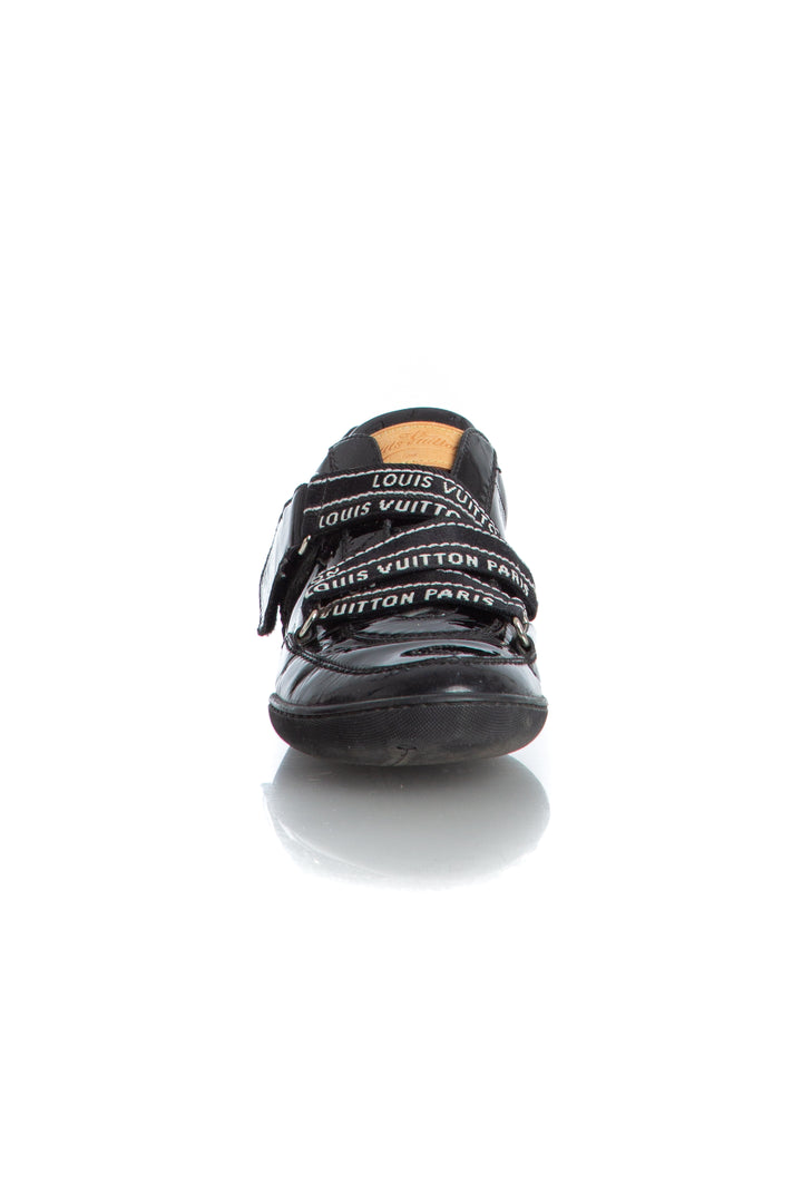 Zapato Louis Vuitton negro, vista posterior – ClosetRehab