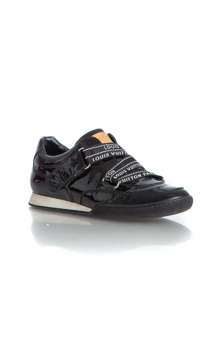 Zapato Louis Vuitton negro, vista lateral – ClosetRehab