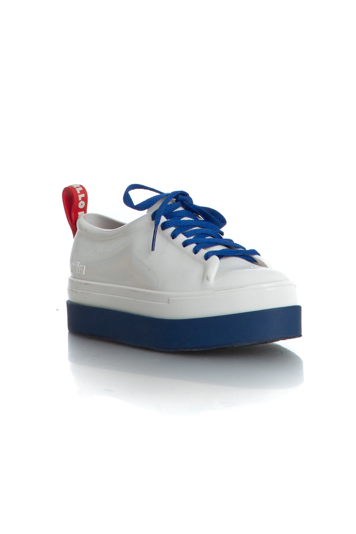 Zapato Melissa blanco, vista lateral – ClosetRehab