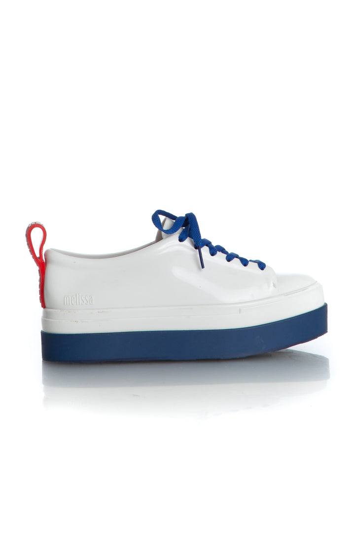 Zapato Melissa blanco, vista frontal – ClosetRehab