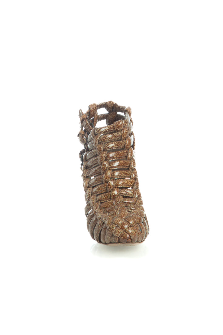 Zapato Bottega Veneta café, vista posterior – ClosetRehab