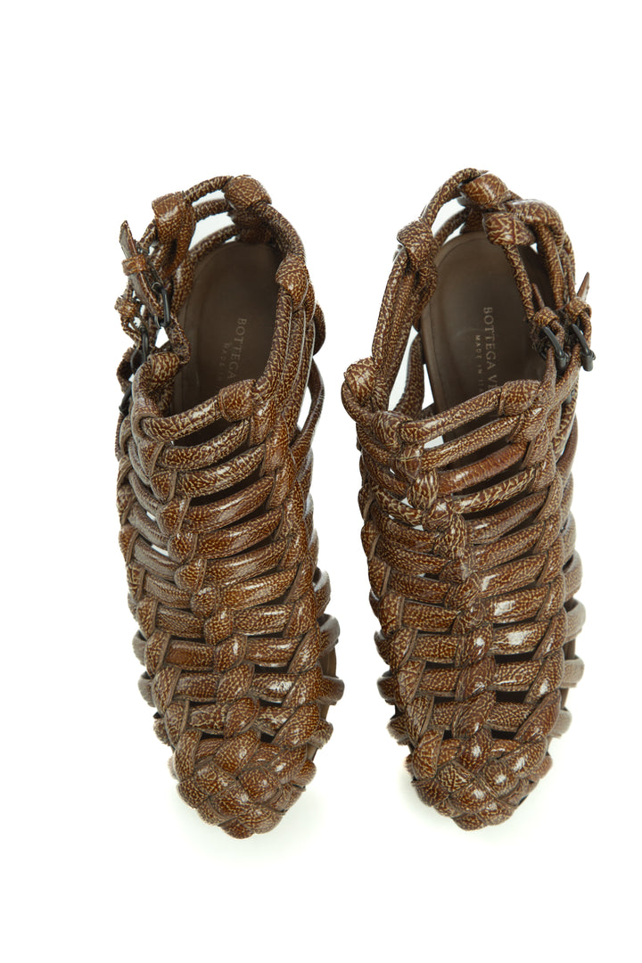 Zapato Bottega Veneta café, detalle 9 – ClosetRehab