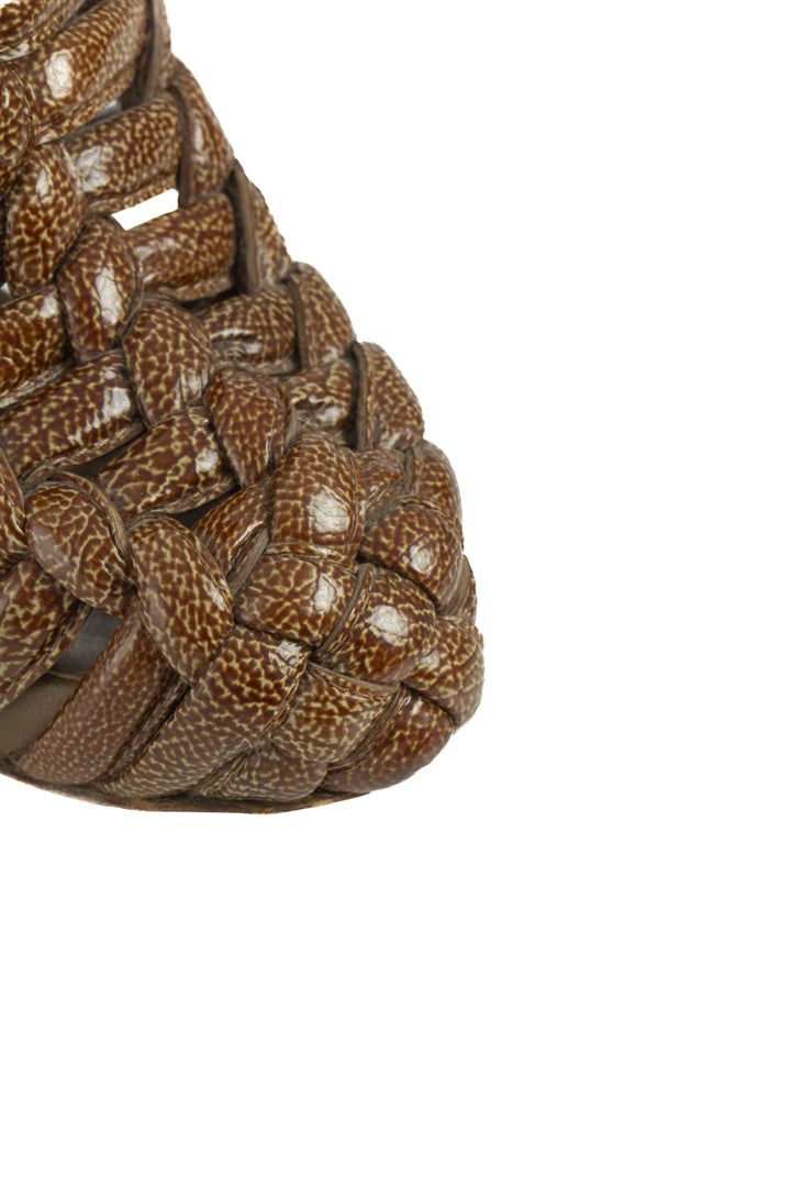 Zapato Bottega Veneta café, detalle 10 – ClosetRehab