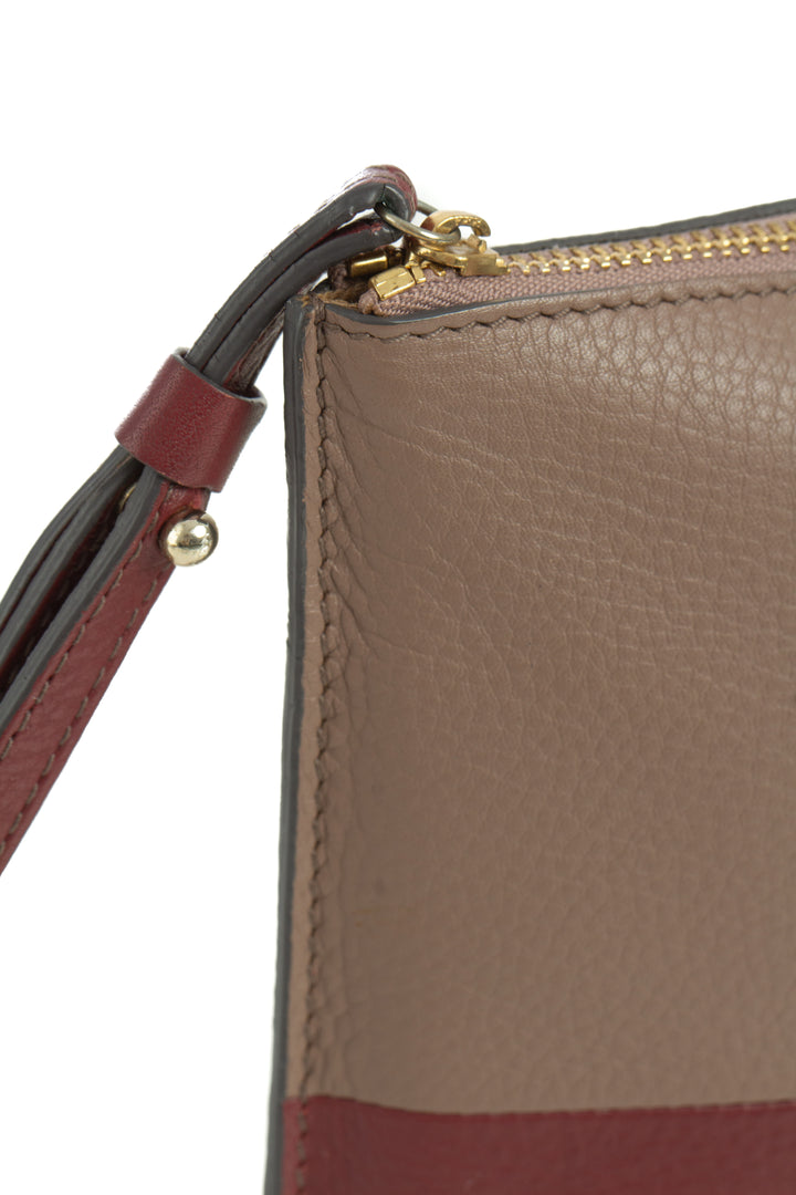 Bolsa Adolfo Dominguez café y morado, detalle 7 – ClosetRehab