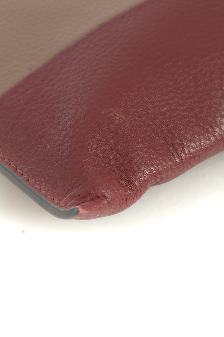 Bolsa Adolfo Dominguez café y morado, detalle 10 – ClosetRehab