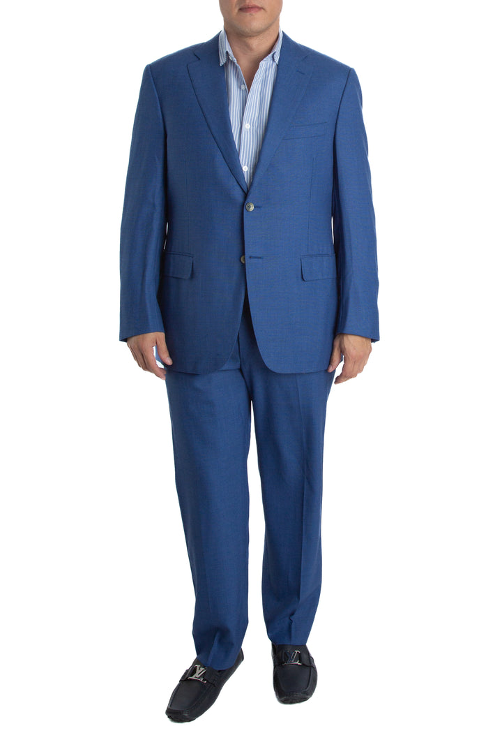 Traje Canali azul, vista frontal – ClosetRehab