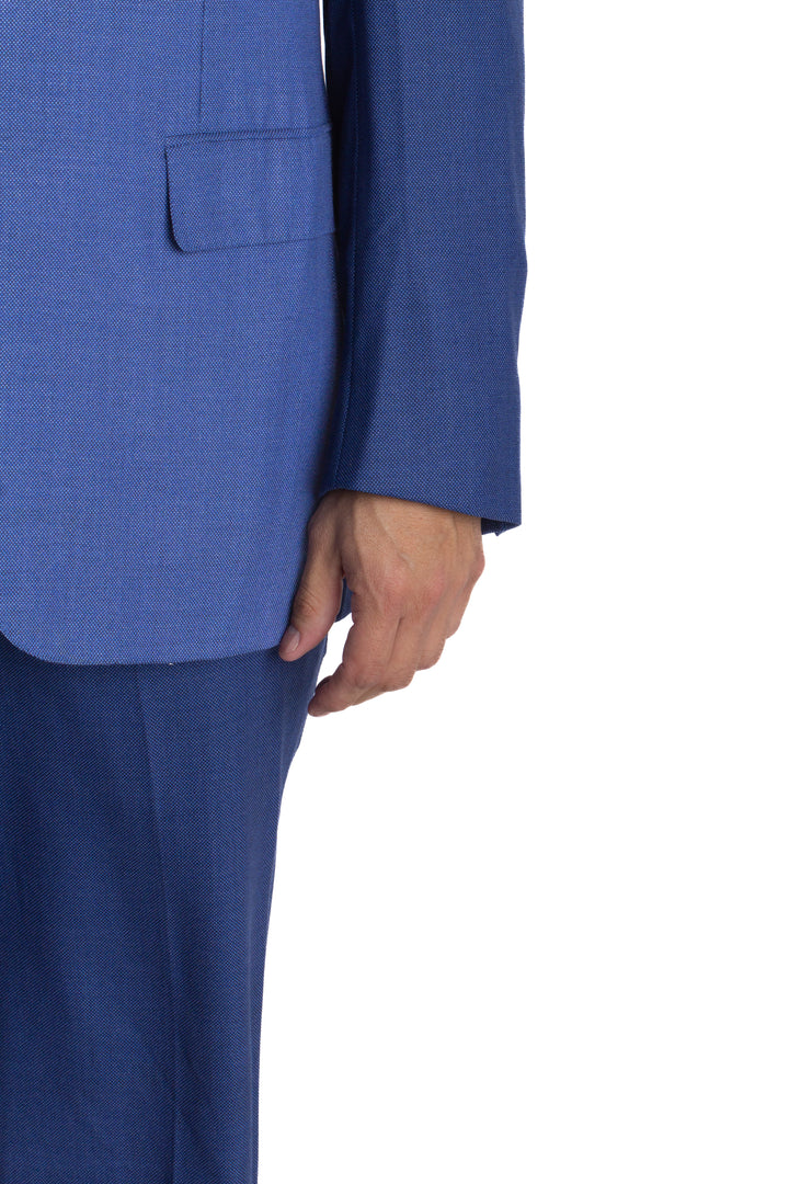 Traje Canali azul, detalle – ClosetRehab