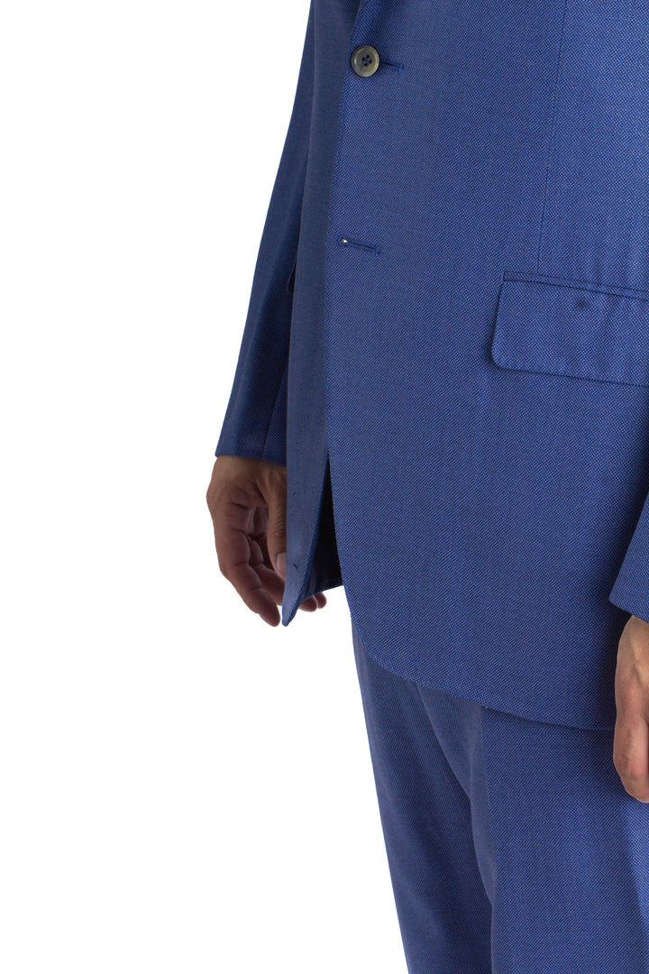 Traje Canali azul, detalle 5 – ClosetRehab