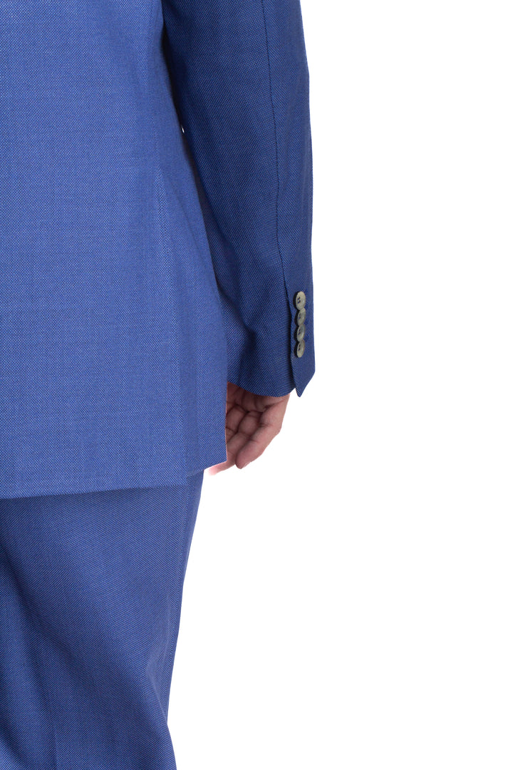Traje Canali azul, detalle 6 – ClosetRehab