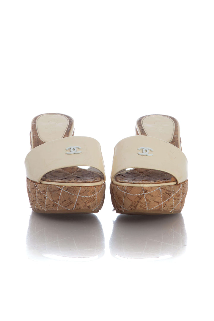 Alpargatas Chanel beige talla 8.5 USA, par completo preloved | ClosetRehab