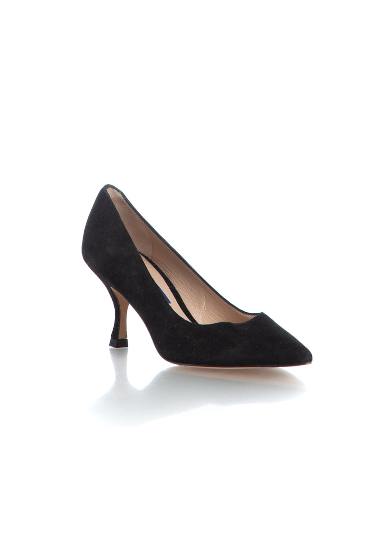 Pumps Stuart Weitzman negro talla 4 USA, vista lateral preloved | ClosetRehab
