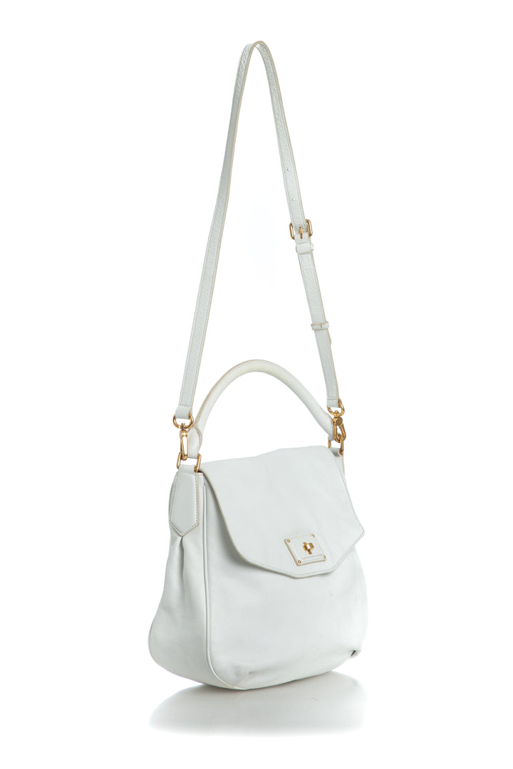 Bolsa Marc Jacobs blanco, vista lateral – ClosetRehab