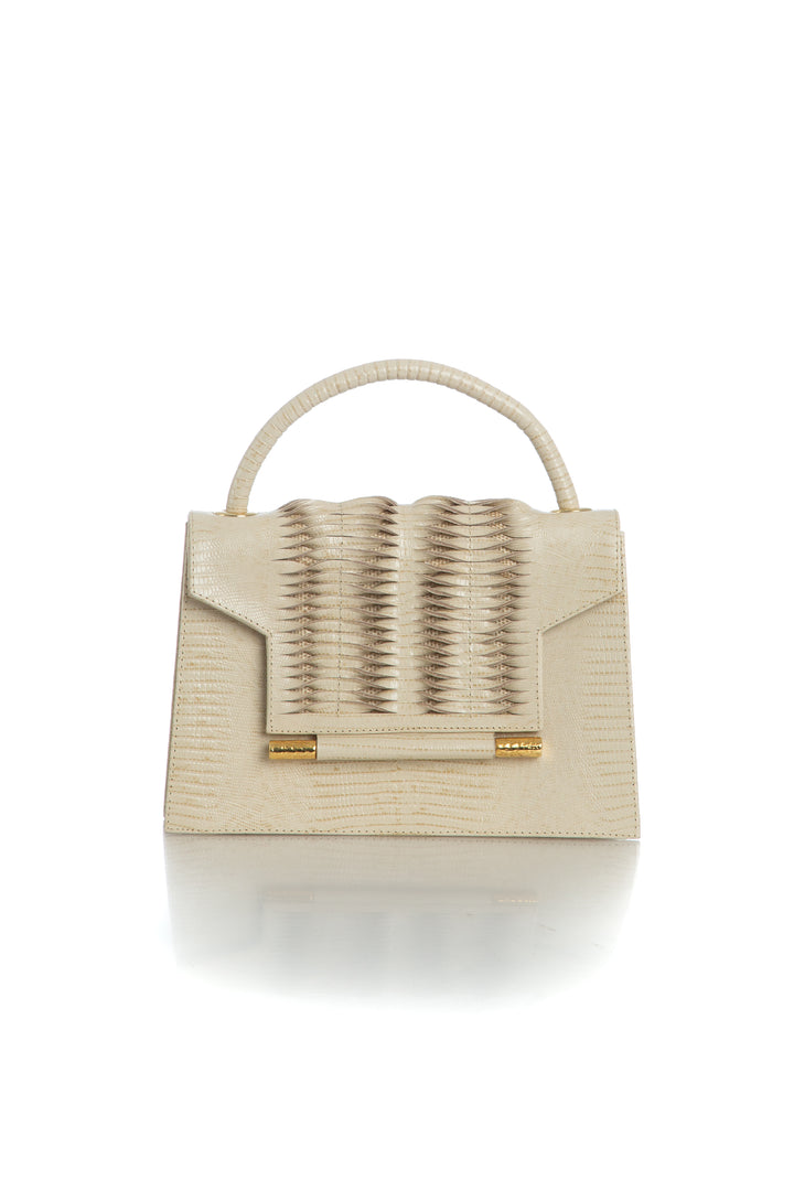Bolsa michu beige, vista frontal – ClosetRehab