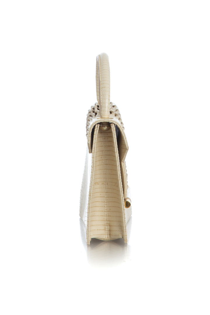 Bolsa michu beige, vista lateral – ClosetRehab