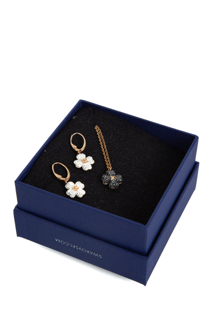 Collar Swarovski dorado, vista frontal – ClosetRehab