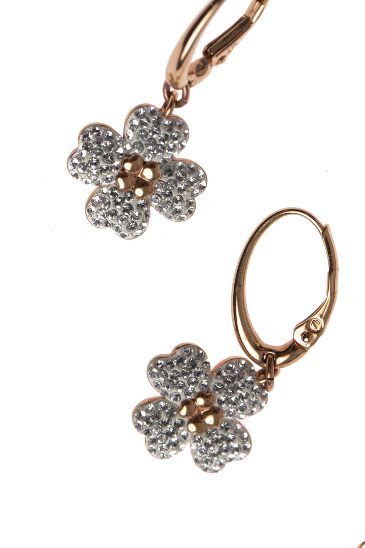 Collar Swarovski dorado, vista posterior – ClosetRehab