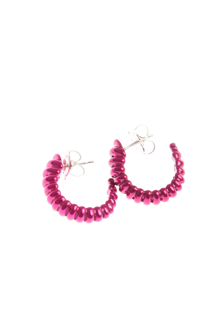 Aretes Tous rosa, vista posterior – ClosetRehab