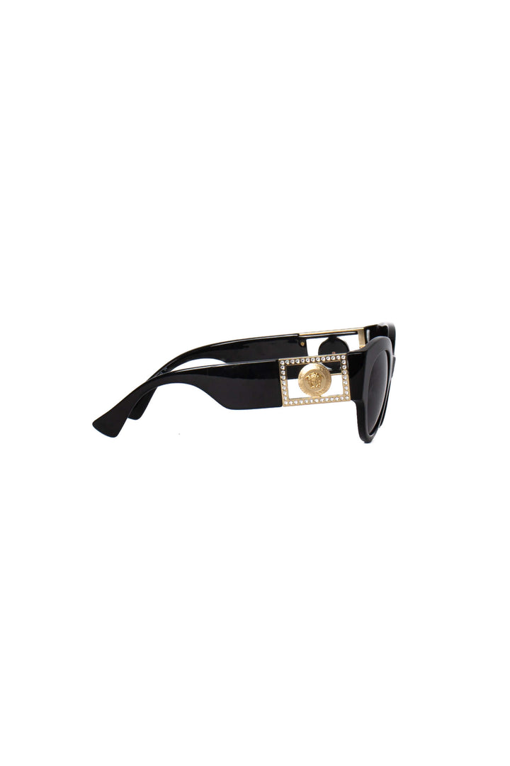 Lentes Versace negro, vista lateral – ClosetRehab
