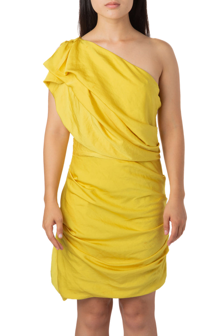 Vestido Halston Heritage, vista frontal – ClosetRehab