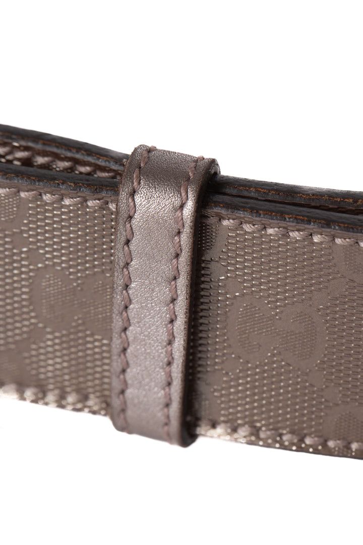 Cinturón Gucci, vista lateral – ClosetRehab