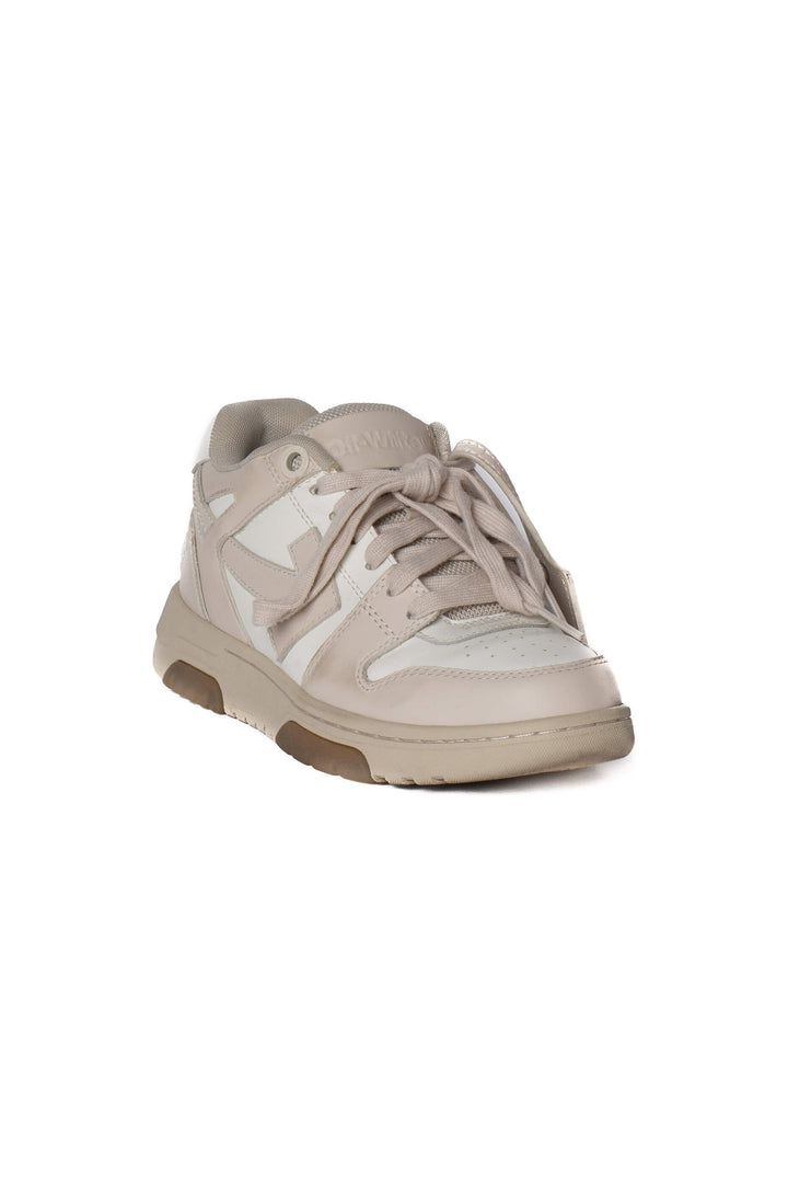 Tenis Off-White beige talla 37 EUR, vista posterior preloved | ClosetRehab