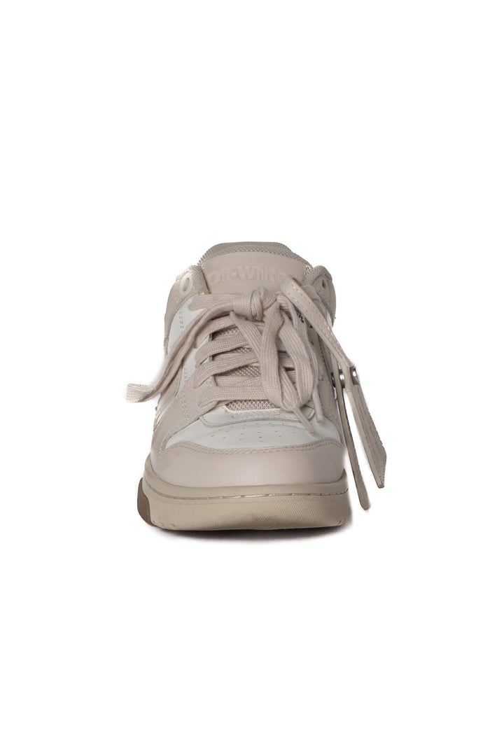 Tenis Off-White beige talla 37 EUR, vista lateral preloved | ClosetRehab