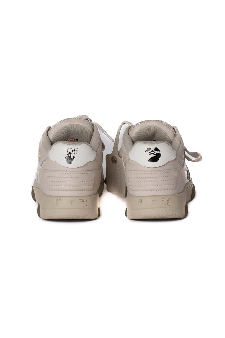 Tenis Off-White beige talla 37 EUR, detalle de zip tie preloved | ClosetRehab