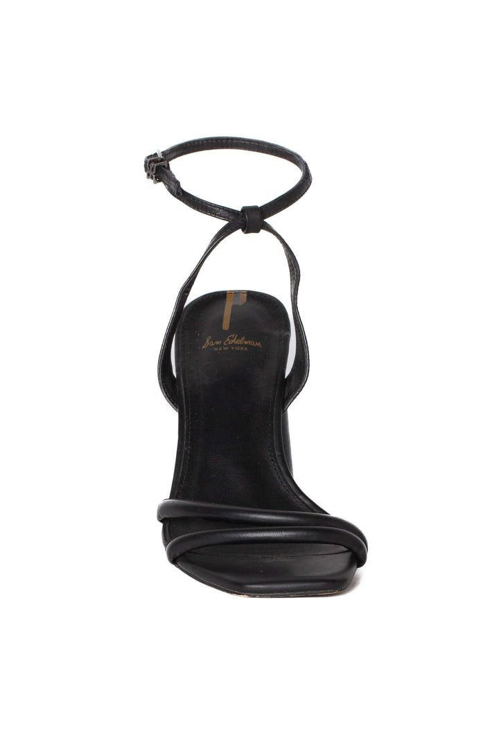Sandalias Sam Edelman negro talla 7 USA, vista lateral preloved | ClosetRehab