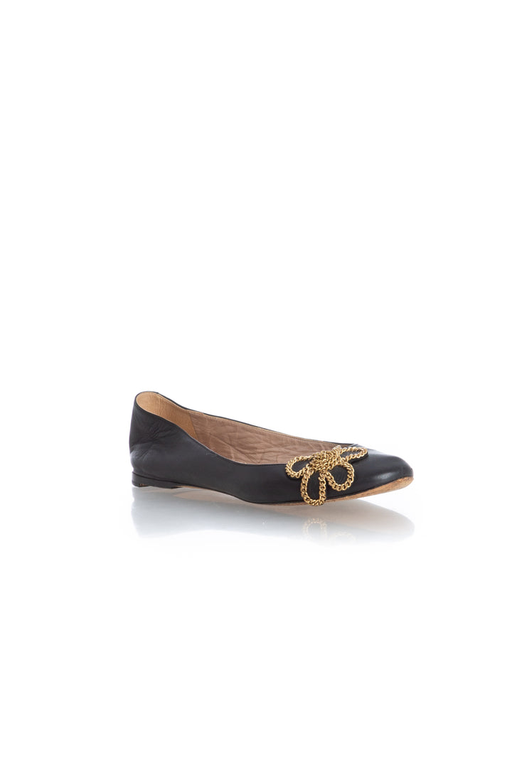 Zapato Chloe negro, vista posterior – ClosetRehab