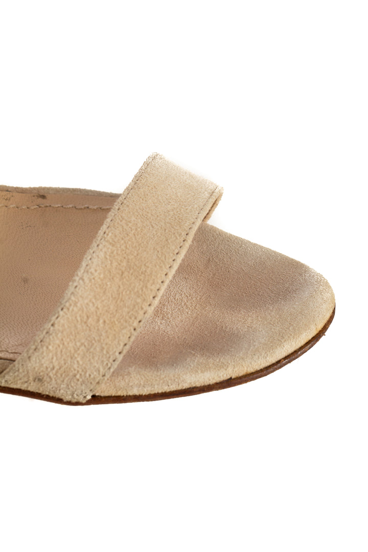 Zapato Manolo Blahnik beige, detalle 8 – ClosetRehab