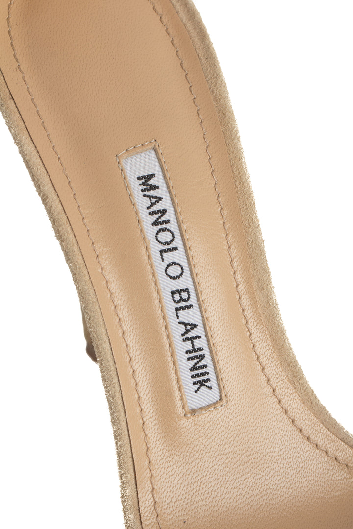 Zapato Manolo Blahnik beige, detalle 11 – ClosetRehab