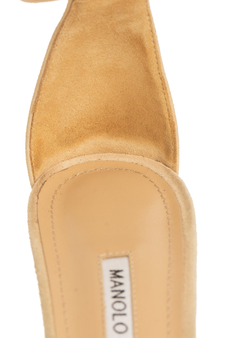 Zapato Manolo Blahnik beige, detalle 12 – ClosetRehab